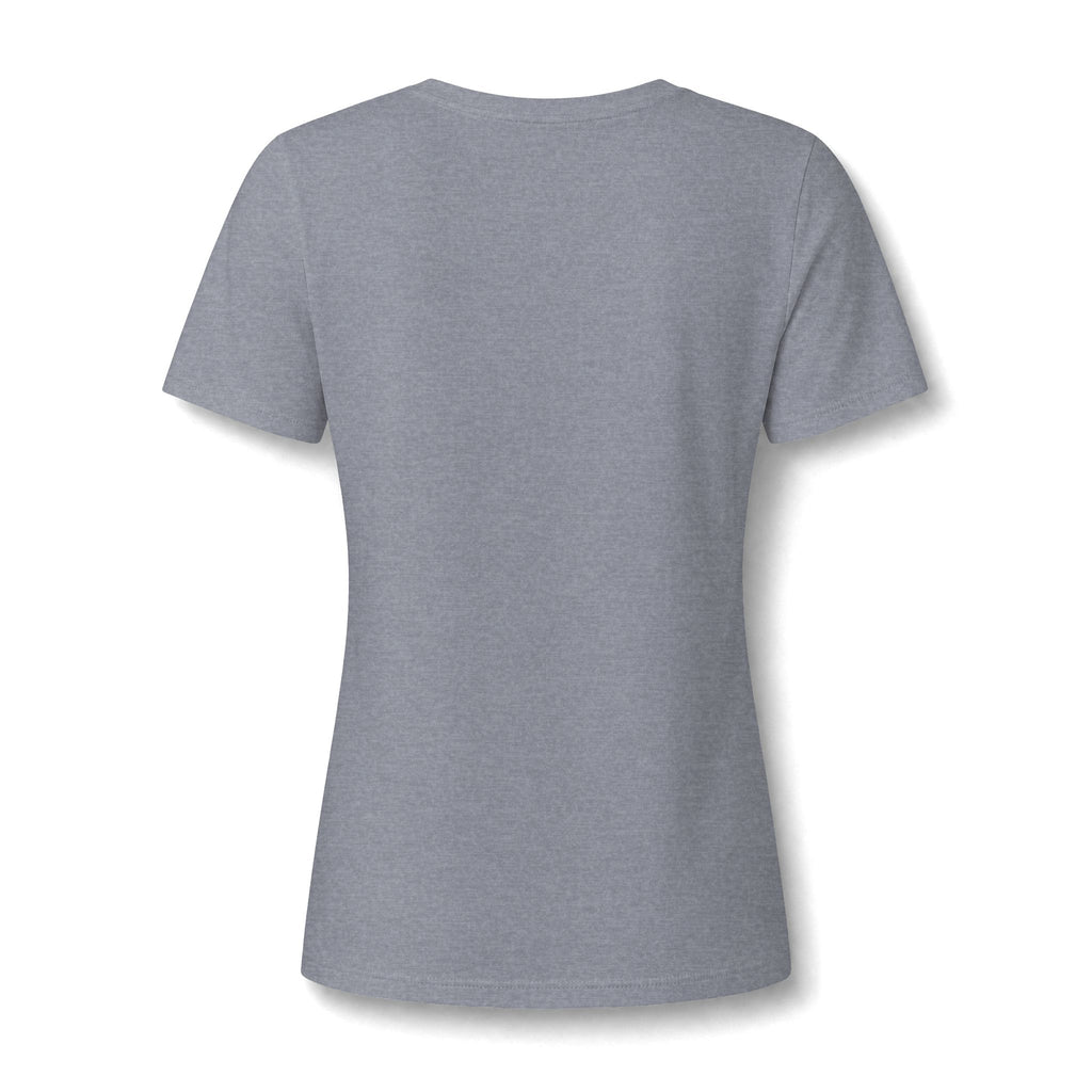 Camping Heartbeat Jogging V-Neck Tee — "Jogging" Fitness Shirt for Women