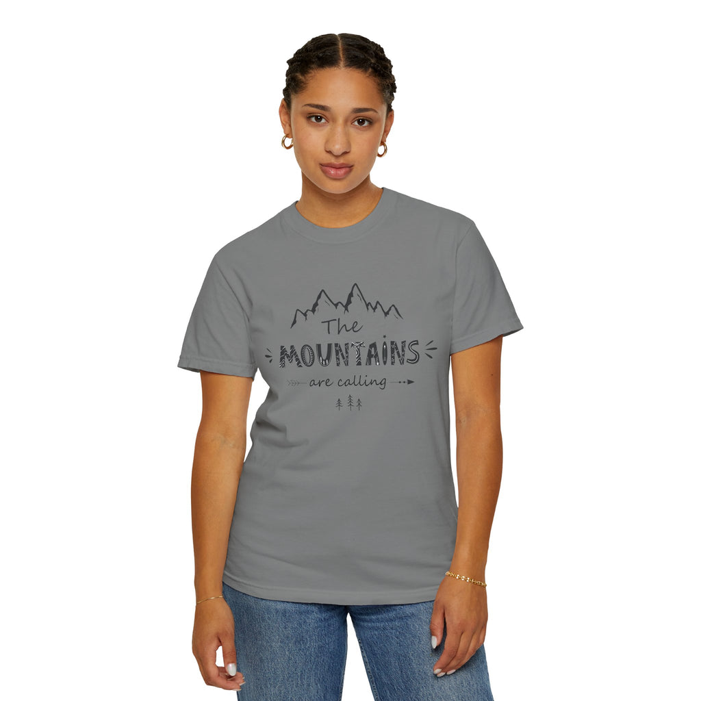 Mountains Are Calling T‑Shirt — Outdoor Adventure Graphic Tee