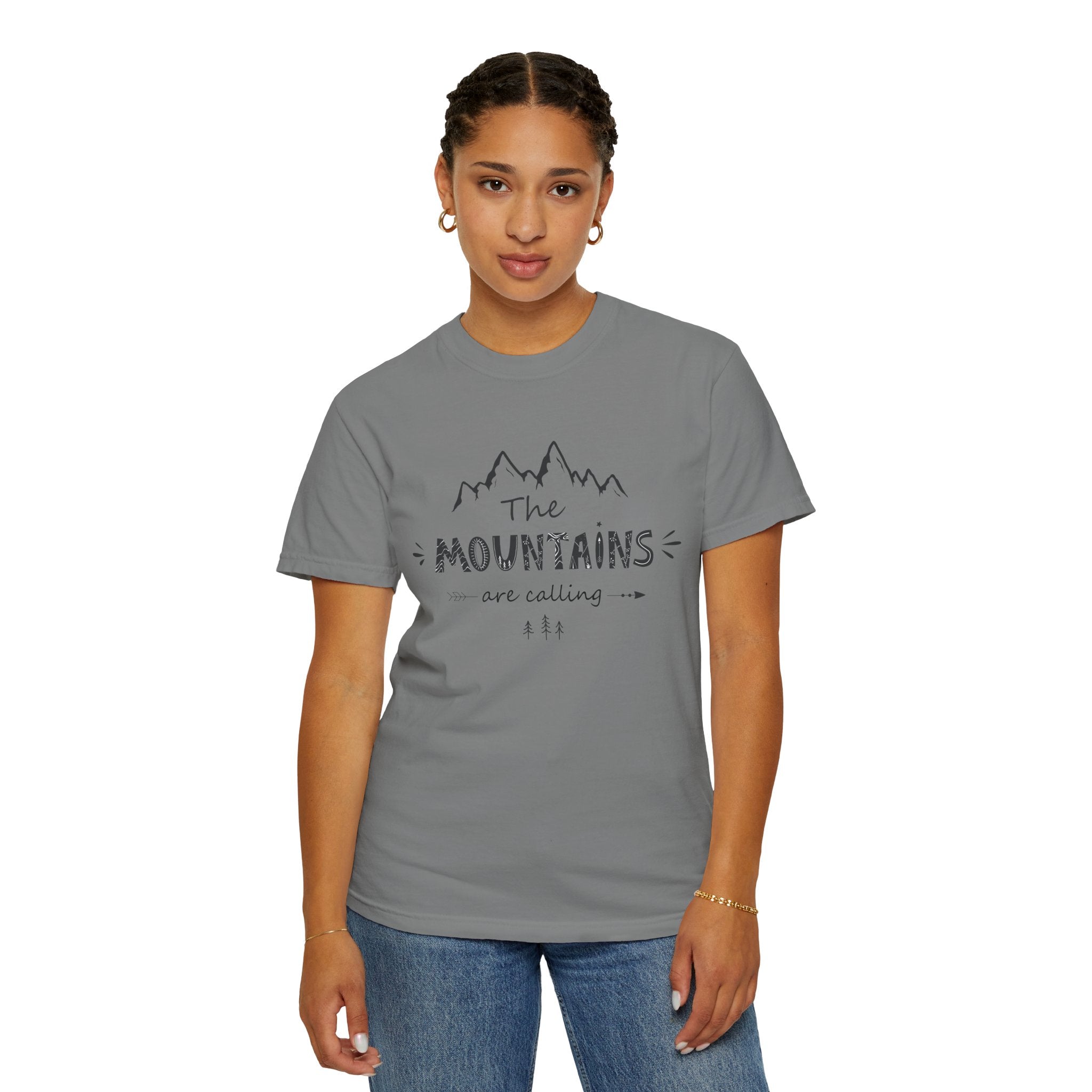 Mountains Are Calling T‑Shirt — Outdoor Adventure Graphic Tee