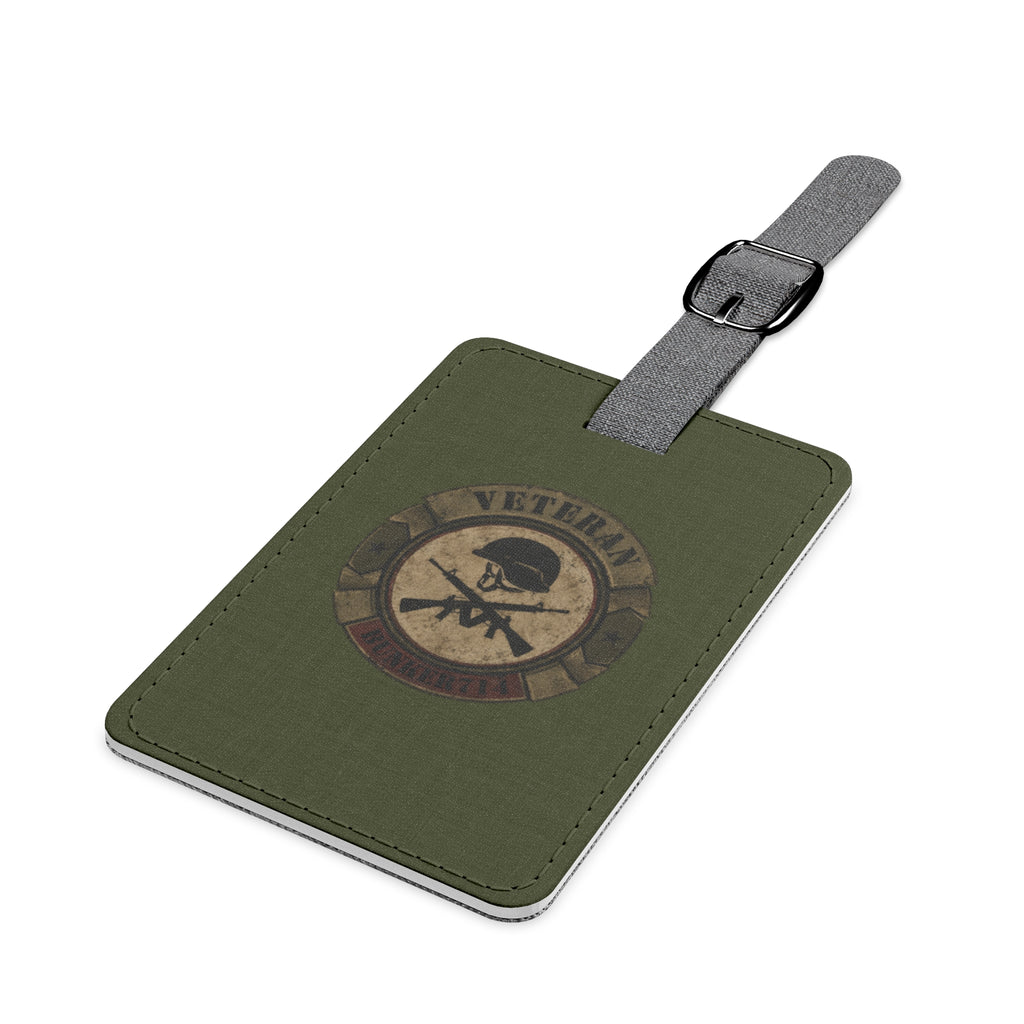 BUNKER714 Veteran Heritage Luggage Tag | Rugged Travel Bag Identifier