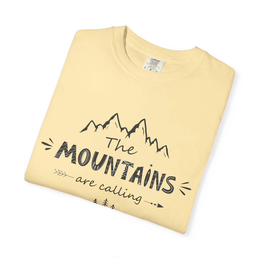 Mountains Are Calling T‑Shirt — Outdoor Adventure Graphic Tee