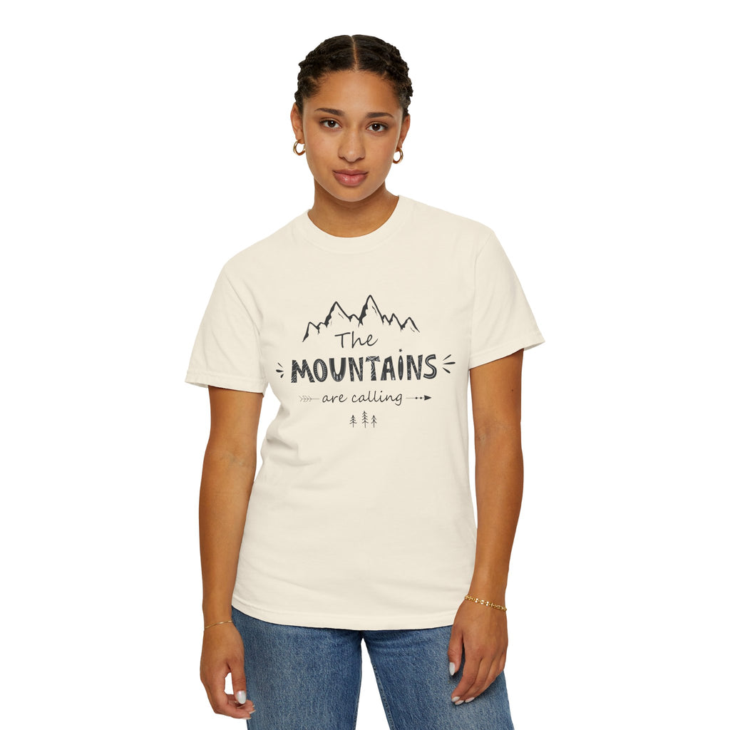 Mountains Are Calling T‑Shirt — Outdoor Adventure Graphic Tee