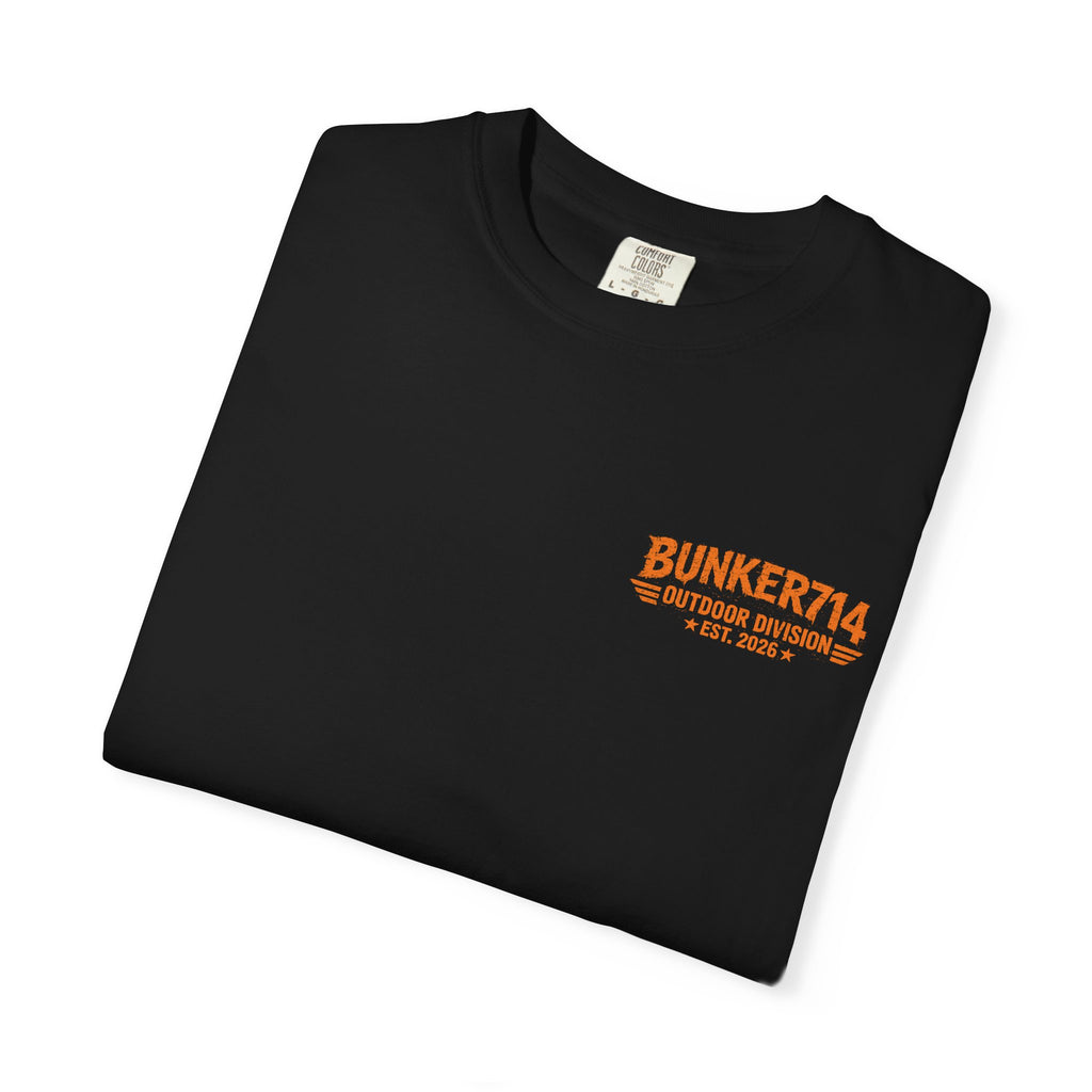 BUNKER714 “Not All Who Wander Are Lost” Bigfoot Camping T-Shirt