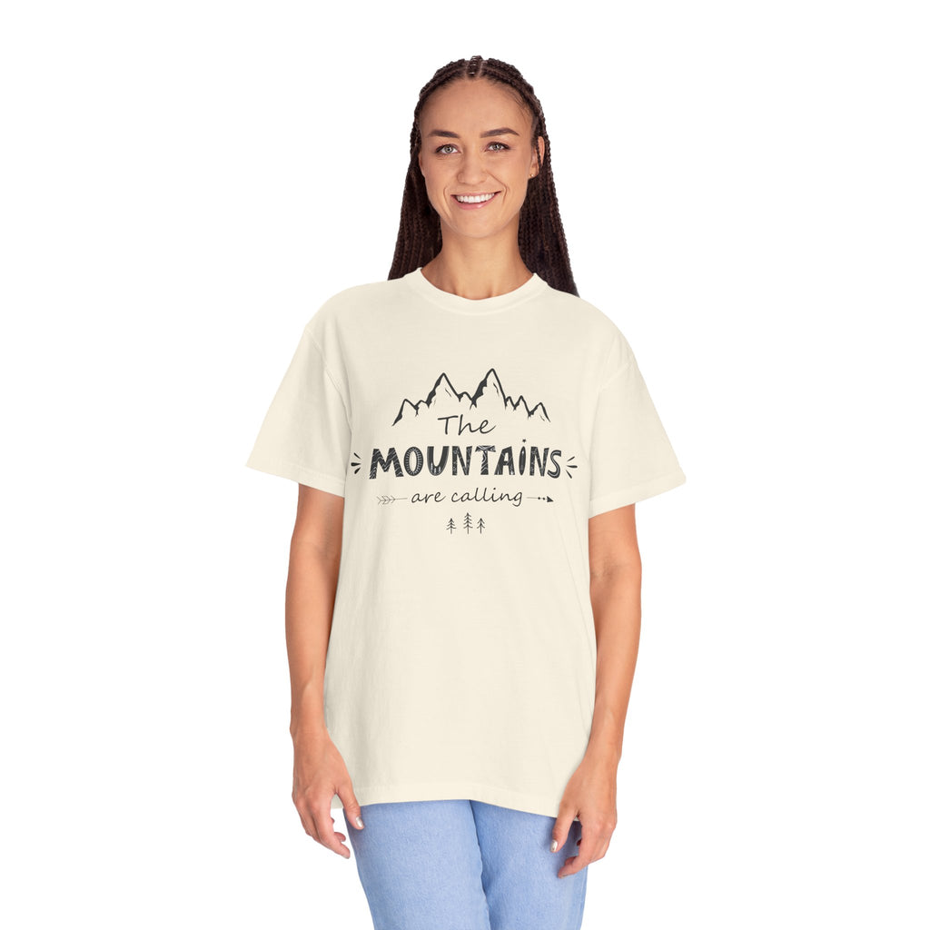 Mountains Are Calling T‑Shirt — Outdoor Adventure Graphic Tee