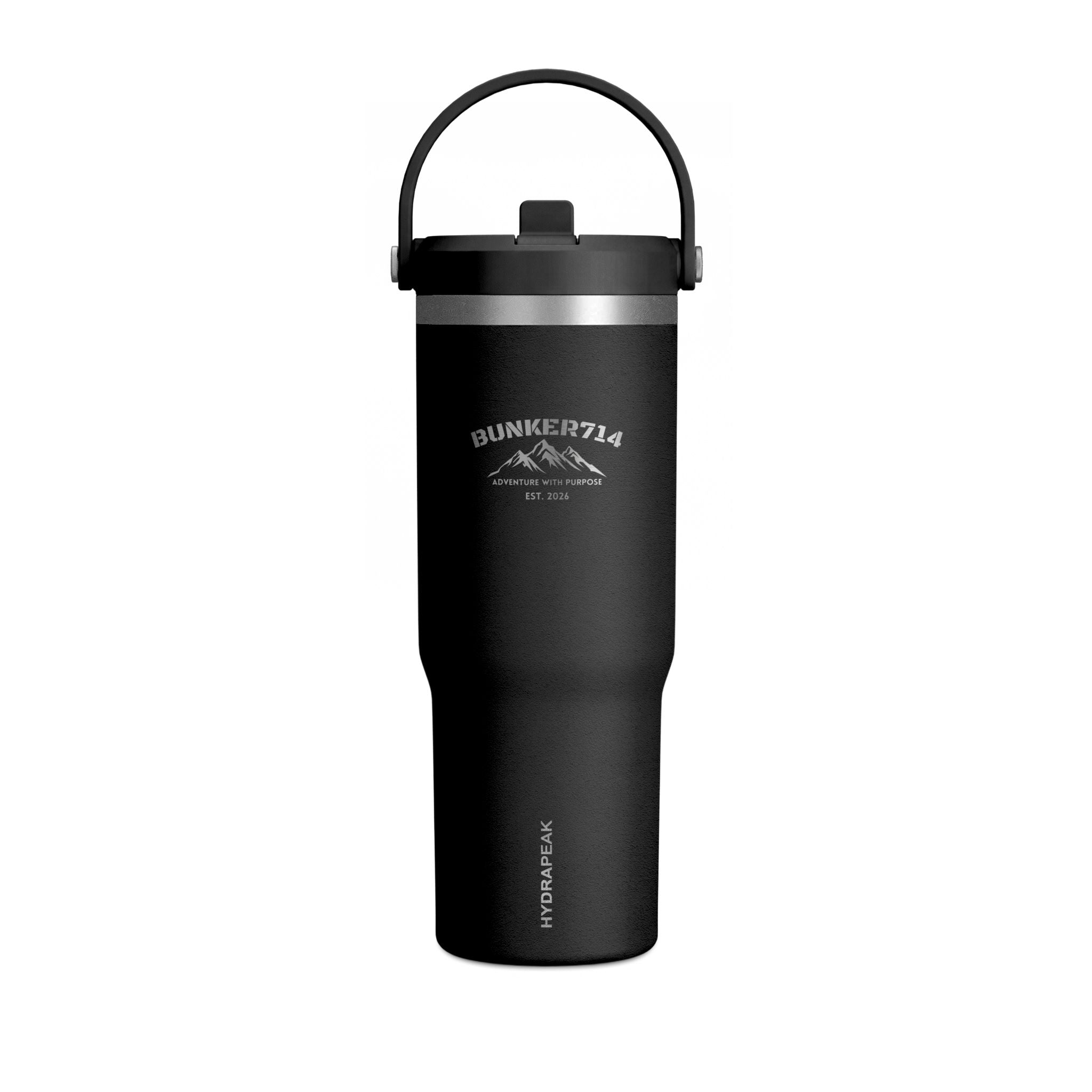 Bunker714 Nomad 32oz Travel Tumbler – Insulated Adventure Water Bottle with Handle