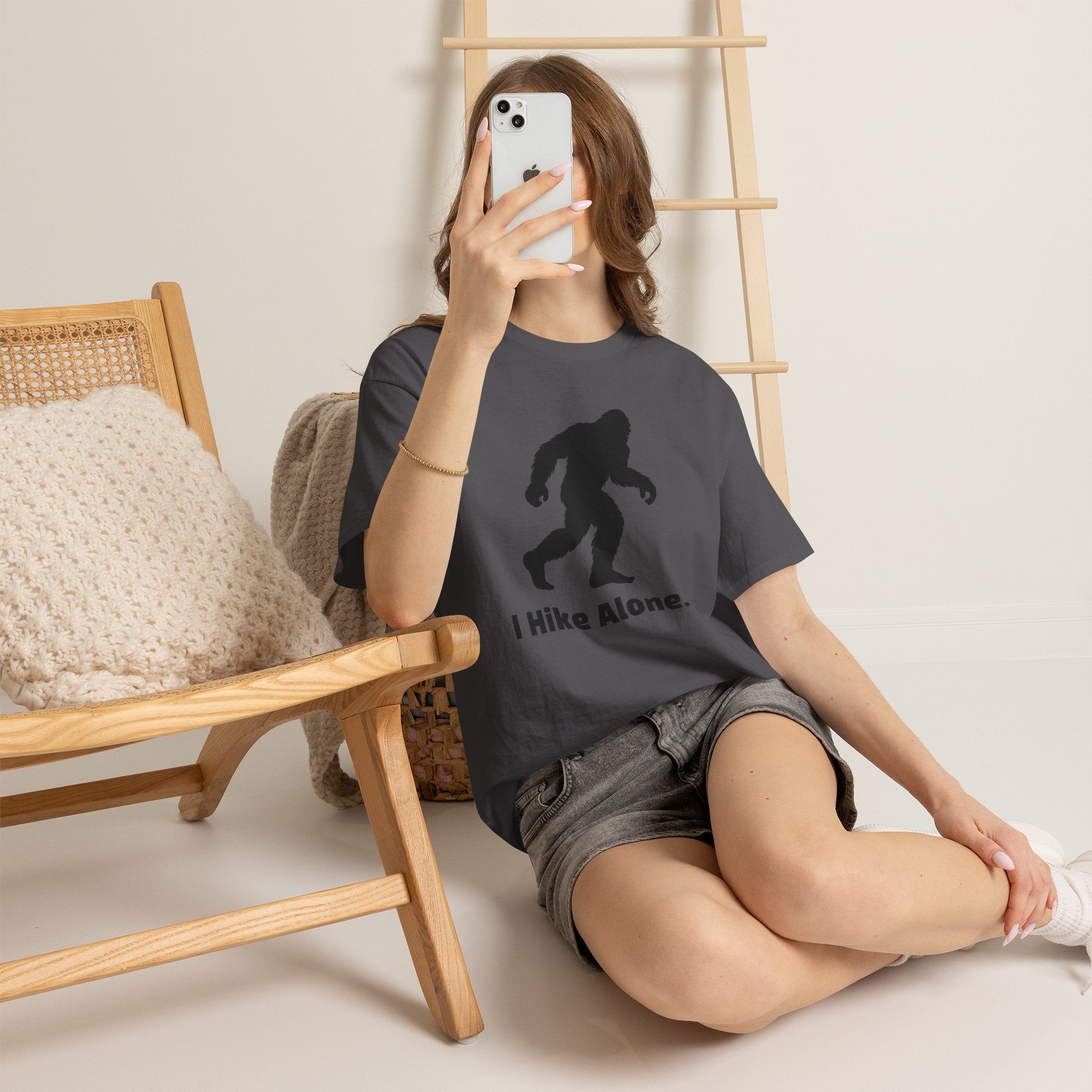 Hide & Seek Champion "I hike alone" T-Shirt