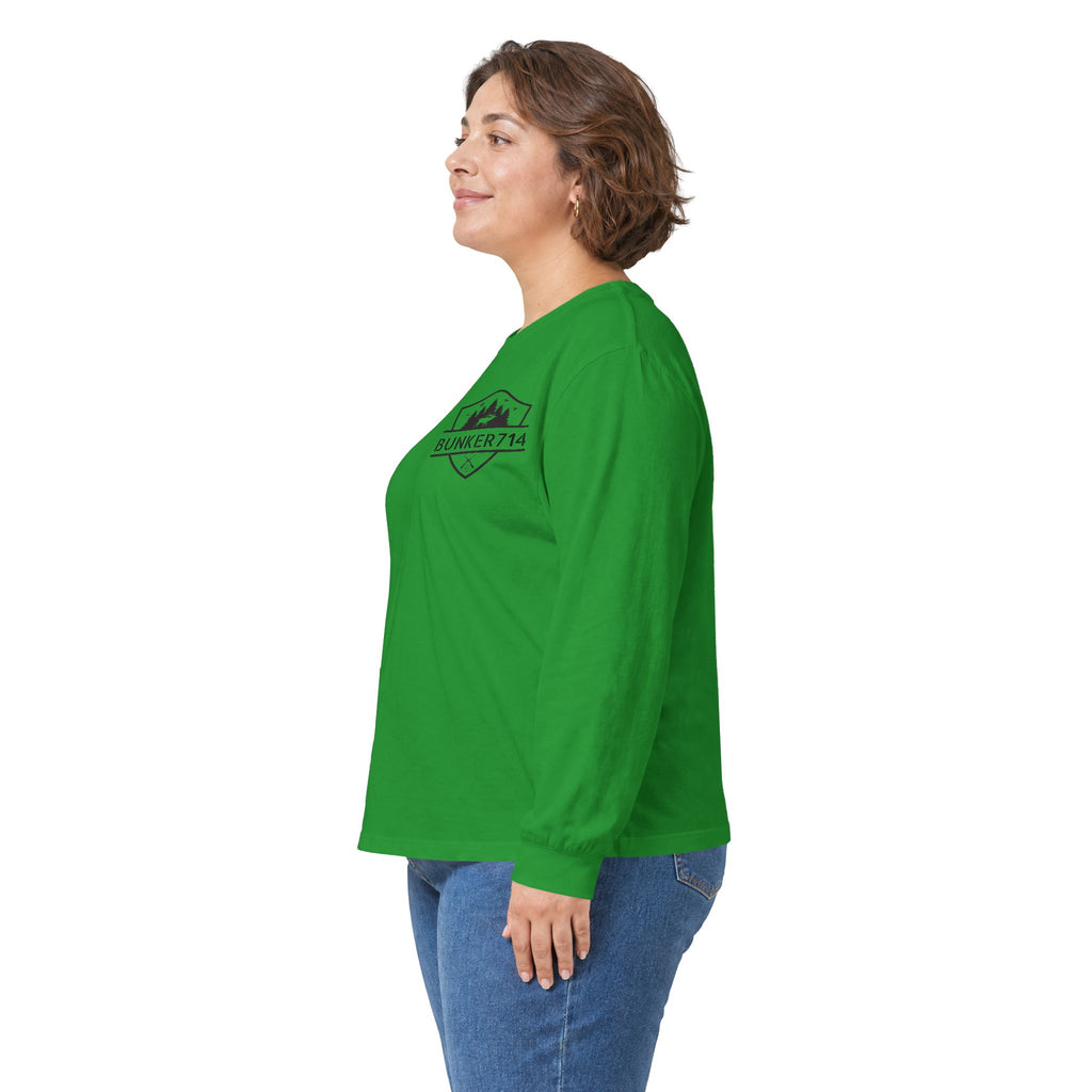 Bunker714 Mountain Badge - Long Sleeve Tee