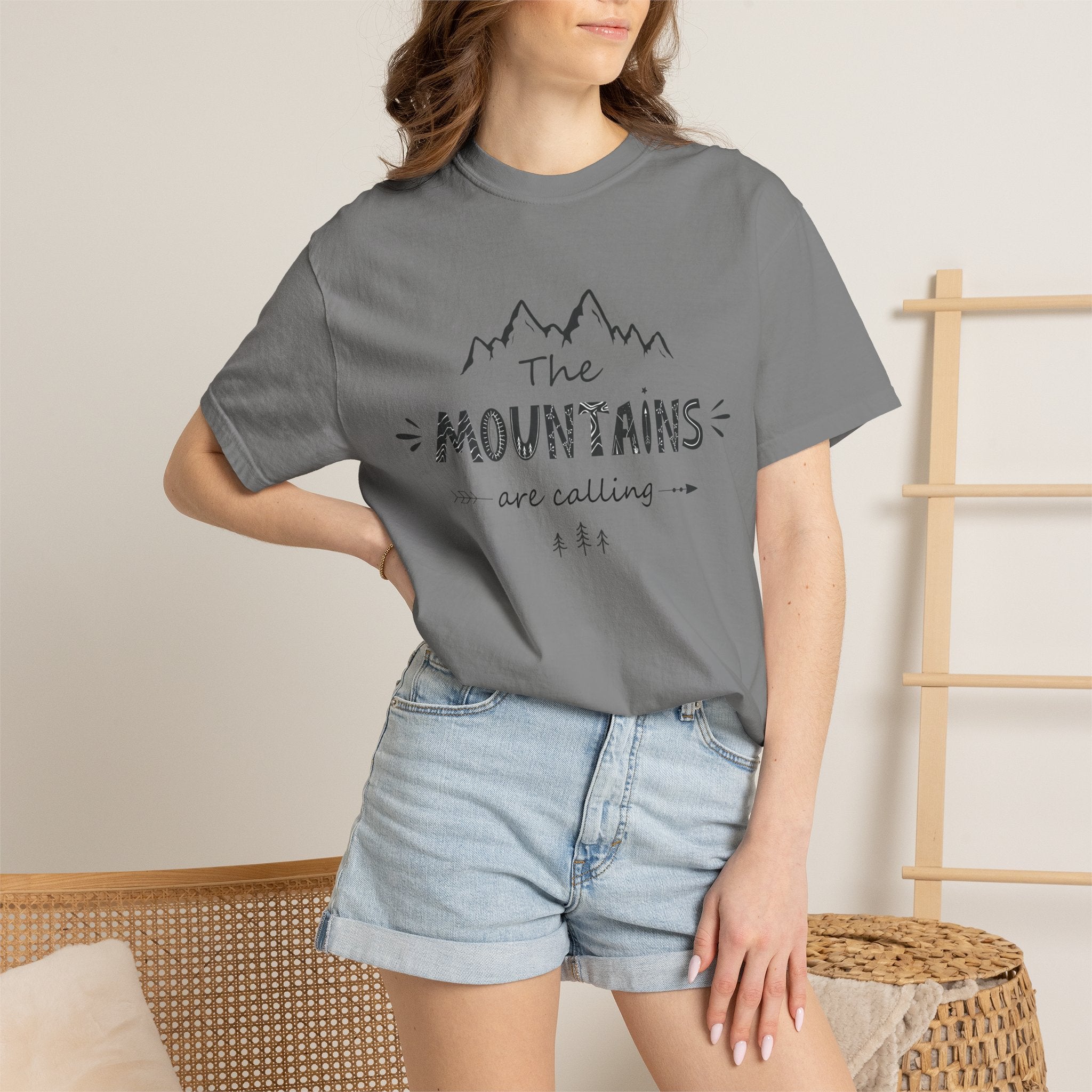 Mountains Are Calling T‑Shirt — Outdoor Adventure Graphic Tee