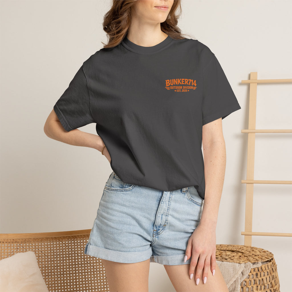 BUNKER714 “Not All Who Wander Are Lost” Bigfoot Camping T-Shirt